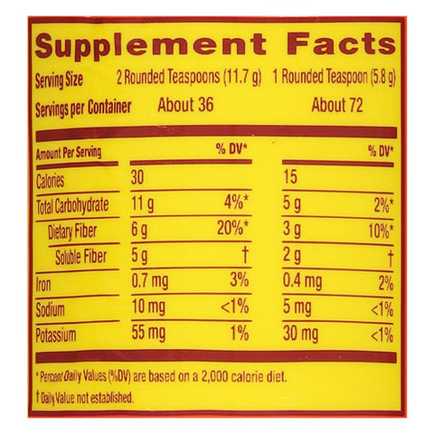 Metamucil, Premium Blend Psyllium Fiber Orange Sugar Free, 14.9 Oz