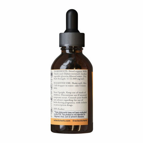 Eclectic Herb, Milk Thistle, 2 Oz Alcohol free