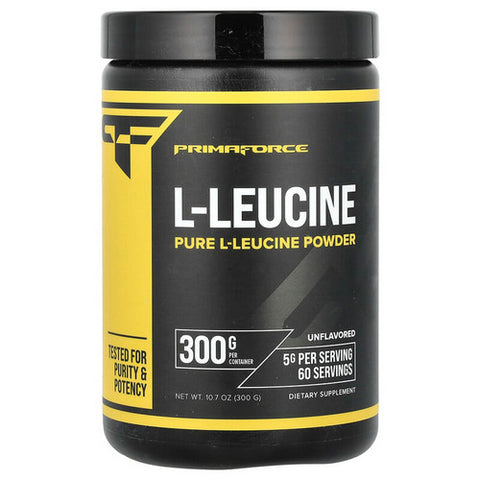 Primaforce, L-Leucine Powder Unflavored, 300 Grams