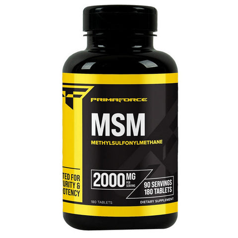 Primaforce, MSM Tablets, 2000 Mg, 180 Count