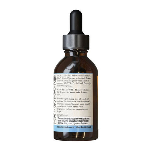 Eclectic Herb, St. John' s Wort, 2 Oz with Alcohol