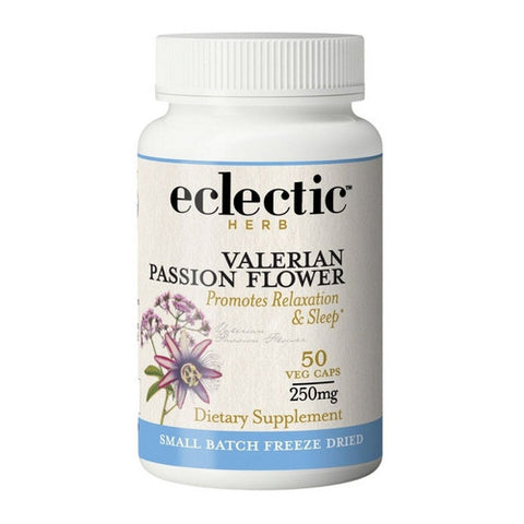Eclectic Herb, Valerian Passion Flower, 50 Caps
