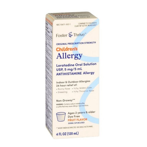 Foster And Thrive, Children's Allergy Loratadine USP, 4 Oz