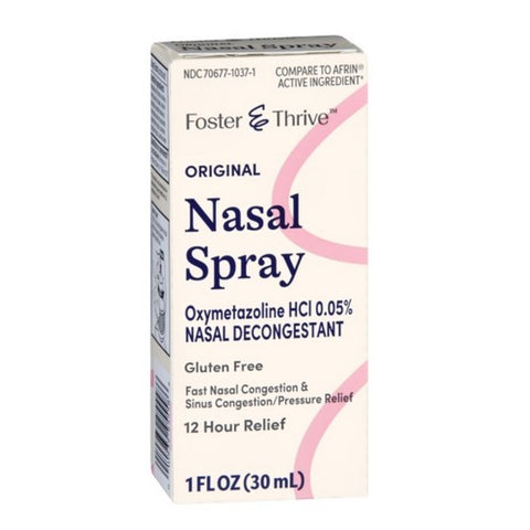 Foster And Thrive, Original Nasal Spray Oxymetazoline HCl, 1 Oz