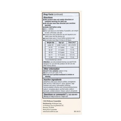 Foster And Thrive, Children's Pain And Fever, 4 Oz
