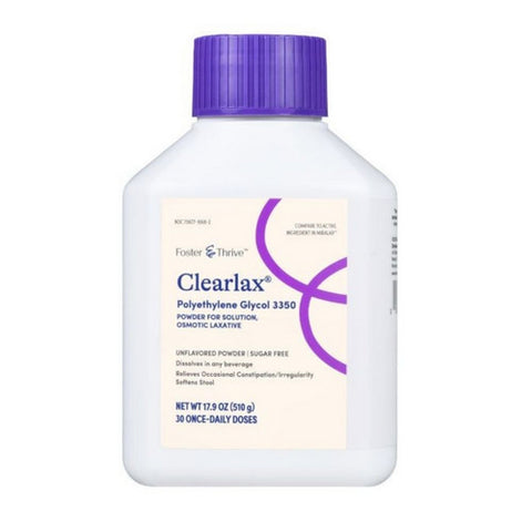 Foster And Thrive, Clearlax Polyethylene, 17.9 Oz