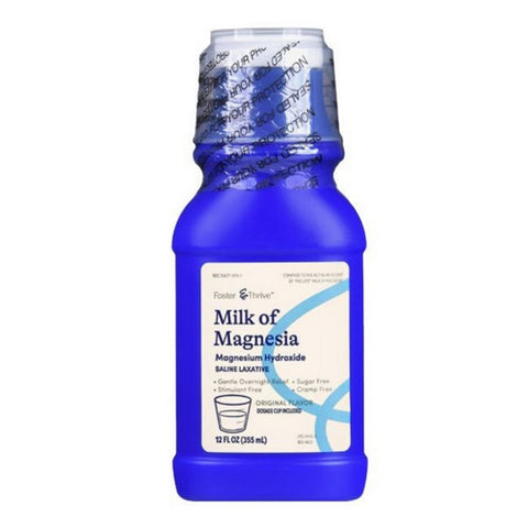 Foster And Thrive, Milk Of Magnesia Original, 12 Oz