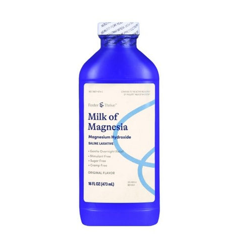 Foster And Thrive, Milk Of Magnesia Original, 16 Oz