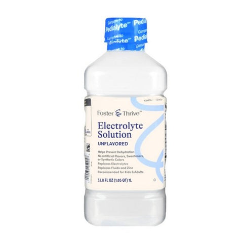 Foster And Thrive, Electrolyte Solution Unflavored, 33.8 Oz