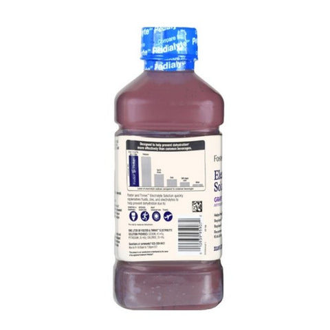 Foster And Thrive, Electrolyte Solution Grape, 33.8 Oz