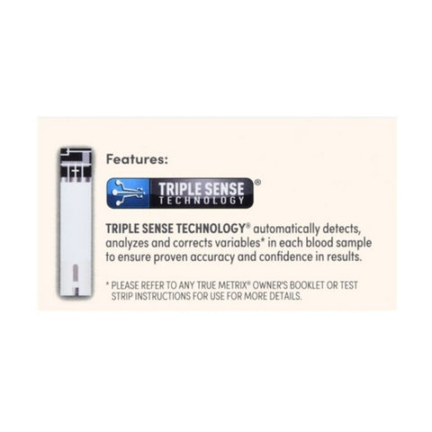 Foster And Thrive, True Metrix Self Monitoring Blood Glucose Test Strips, 100 Count