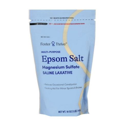 Foster And Thrive, Multi-Purpose Epsom Salt Magnesium Sulfate, 16 Oz
