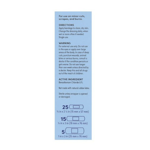 Foster And Thrive, Antibacterial Clear Adhesive Bandages, 45 Count