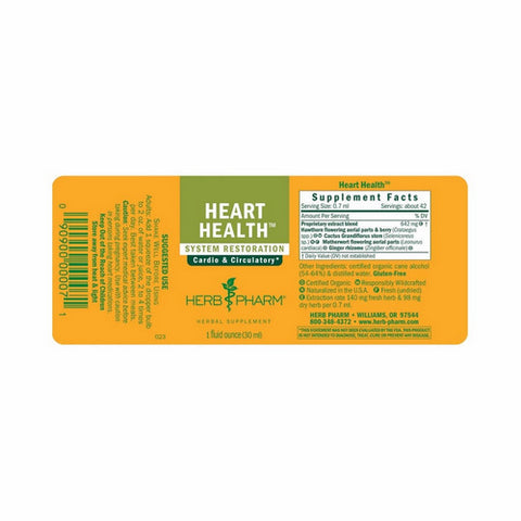 Herb Pharm, Healthy Heart Tonic, 1 Oz