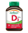 Vitamin D3 1,000 IU 100 Tablets by Jamieson Vitamins