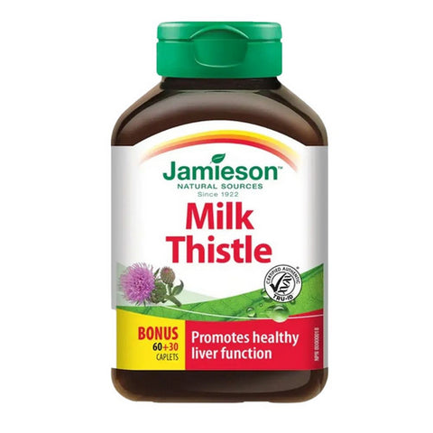 Milk Thistle Bonus Size 90 Caplets by Jamieson Vitamins