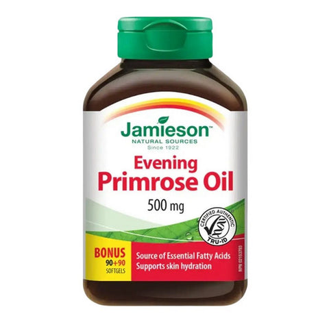 Evening Primrose Oil Bonus Size 180 Softgels by Jamieson Vitamins