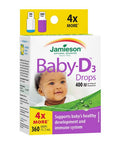 Baby-D Vitamin D3 Droplets 11.7 Ml / 360 drops by Jamieson Vitamins