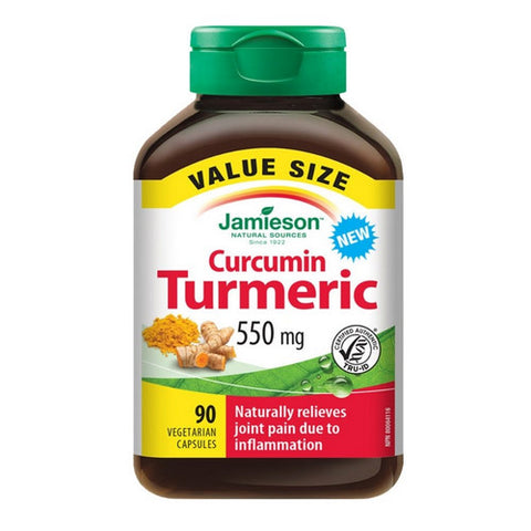 Curcumin Turmeric Value Size 90 Capsules by Jamieson Vitamins