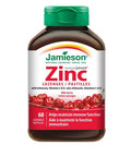 Zinc Lozenges With Echinacea Vitamin C And D Wild Cherry 60 Lozenges by Jamieson Vitamins