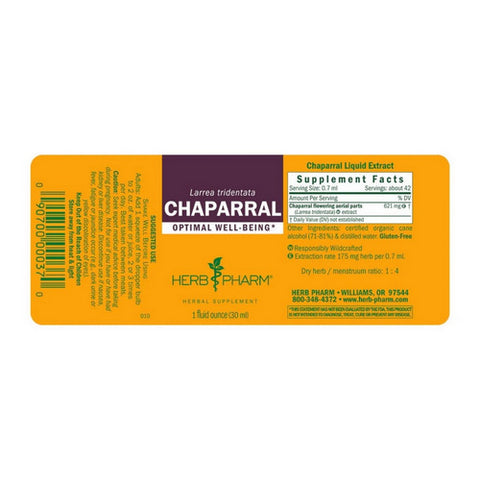 Herb Pharm, Chaparral Extract, 1 Oz