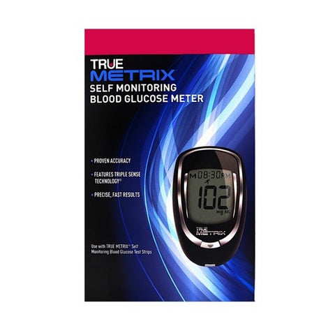 True Metrix, Self Monitoring Blood Glucose Meter, 1 Count