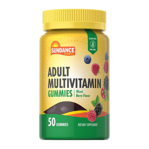 Sundance, Adult Multivitamin Gummies Natural Mixed Berry, 50 Count