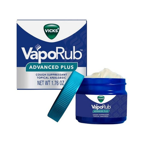 Vicks, VapoRub Advanced Plus Cough Suppressant, 1.76 Oz