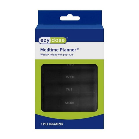 Ezy Dose, Weekly 3X Day Pill Organizer with Case Assorted, 1 Count