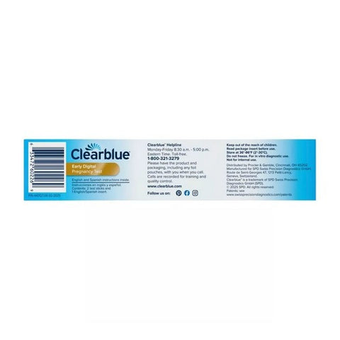 Clearblue, Digital Pregnancy Test, 2 Count