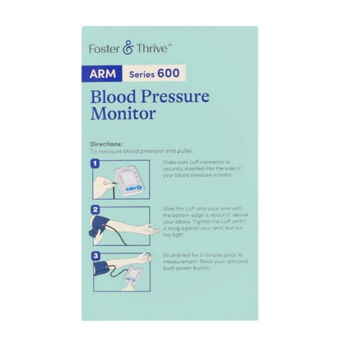 Foster And Thrive, Arm Series 600 Blood Pressure Monitor, 1 Count