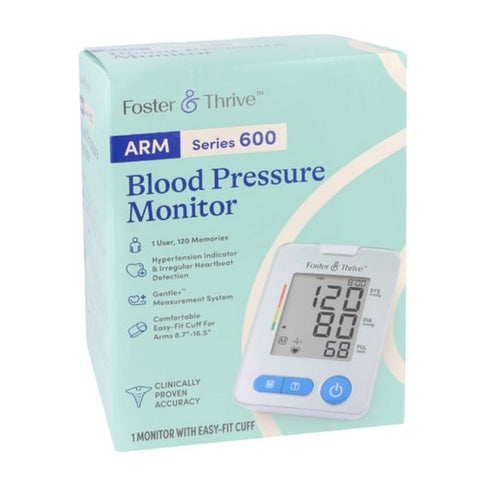 Foster And Thrive, Arm Series 600 Blood Pressure Monitor, 1 Count