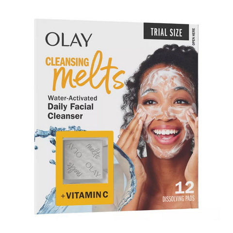 Olay, Facial Cleansing Melts Vitamin C, 12 Count