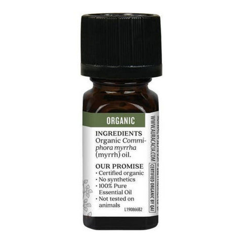 Aura Cacia, Organic Myrrh Essential Oil, 0.25 Oz