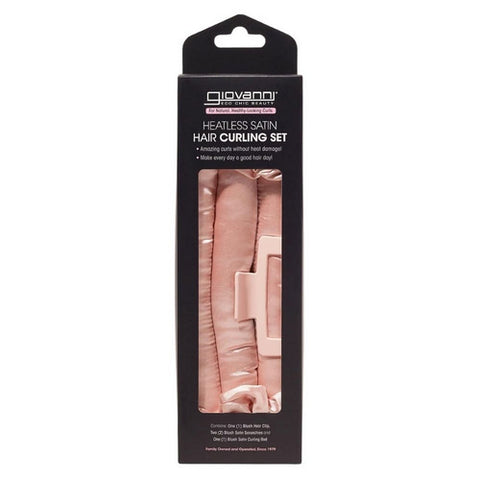 Giovanni Cosmetics, Giovanni Heatless Black Satin Hair Curling Set, 1 Count