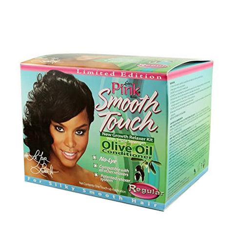Luster'S, Relaxer Kit Pink Smooth Touch With Olive Oil Conditioner, 1 Count