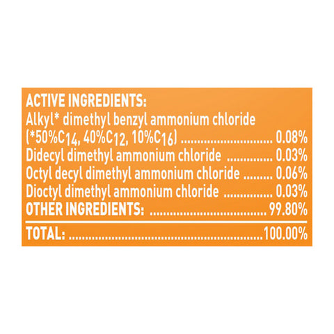 Microban, 24 Hour Disinfectant Sanitizing Spray Citrus Scent, 12.5 Oz (Case Of 6)