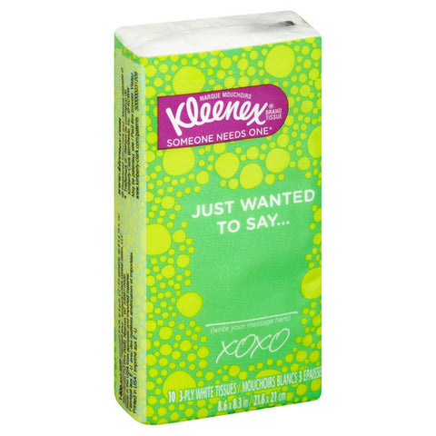 Pocket Pack Facial Tissue 10 Count (Case Of 8) by Kleenex