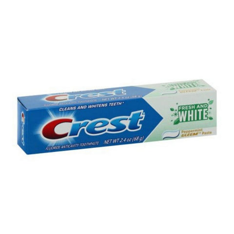 Fresh And White Toothpaste Peppermint Gleem 2.4 Oz (Case Of 8) by Crest