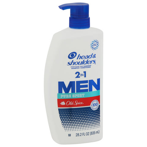 Old Spice Men Pure Sport 2-In-1 Shampoo And Conditioner 28.2 Oz (Case Of 4) by Head & Shoulders