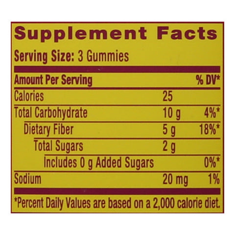 Fiber Gummies With Orange Flavor 105 Count (Case Of 3) by Metamucil