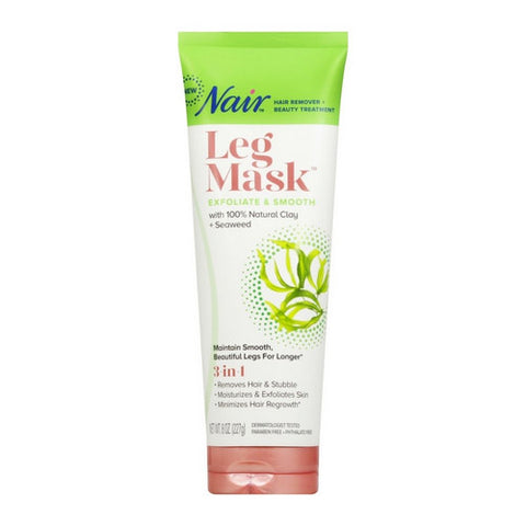 Nair Smooth Hair Remover Seaweed Leg Mask Exfoliate 8 Oz (Case Of 4) by Nair