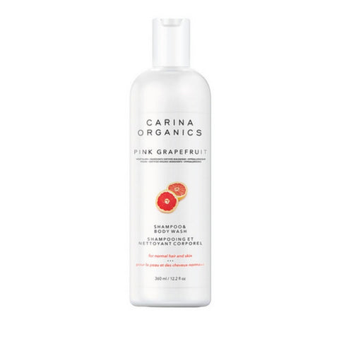 Pink Grapefruit Shampoo And Body Wash 360 Ml by Carina Organics