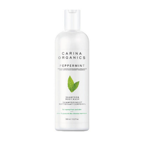Peppermint Shampoo And Body Wash 360 Ml by Carina Organics