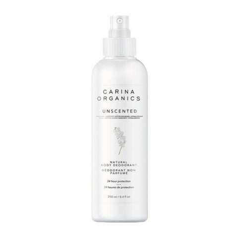 Unscented Body Deodorant 250 Ml by Carina Organics