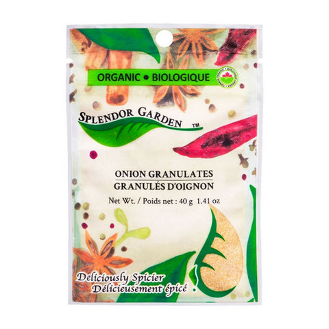 Organic Onion Granulates 40 Grams (6 Count) by Splendor Garden