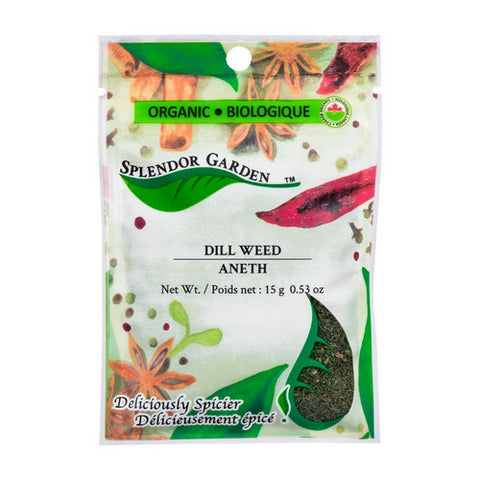 Organic Dill Weed 15 Grams (6 Count) by Splendor Garden