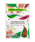 Organic Chili Pepper Crushed 30 Grams (6 Count) by Splendor Garden