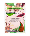 Organic Cayenne Pepper 35 Grams (6 Count) by Splendor Garden
