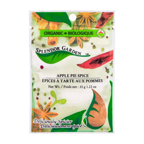 Organic Apple Pie Spice 35 Grams (6 Count) by Splendor Garden